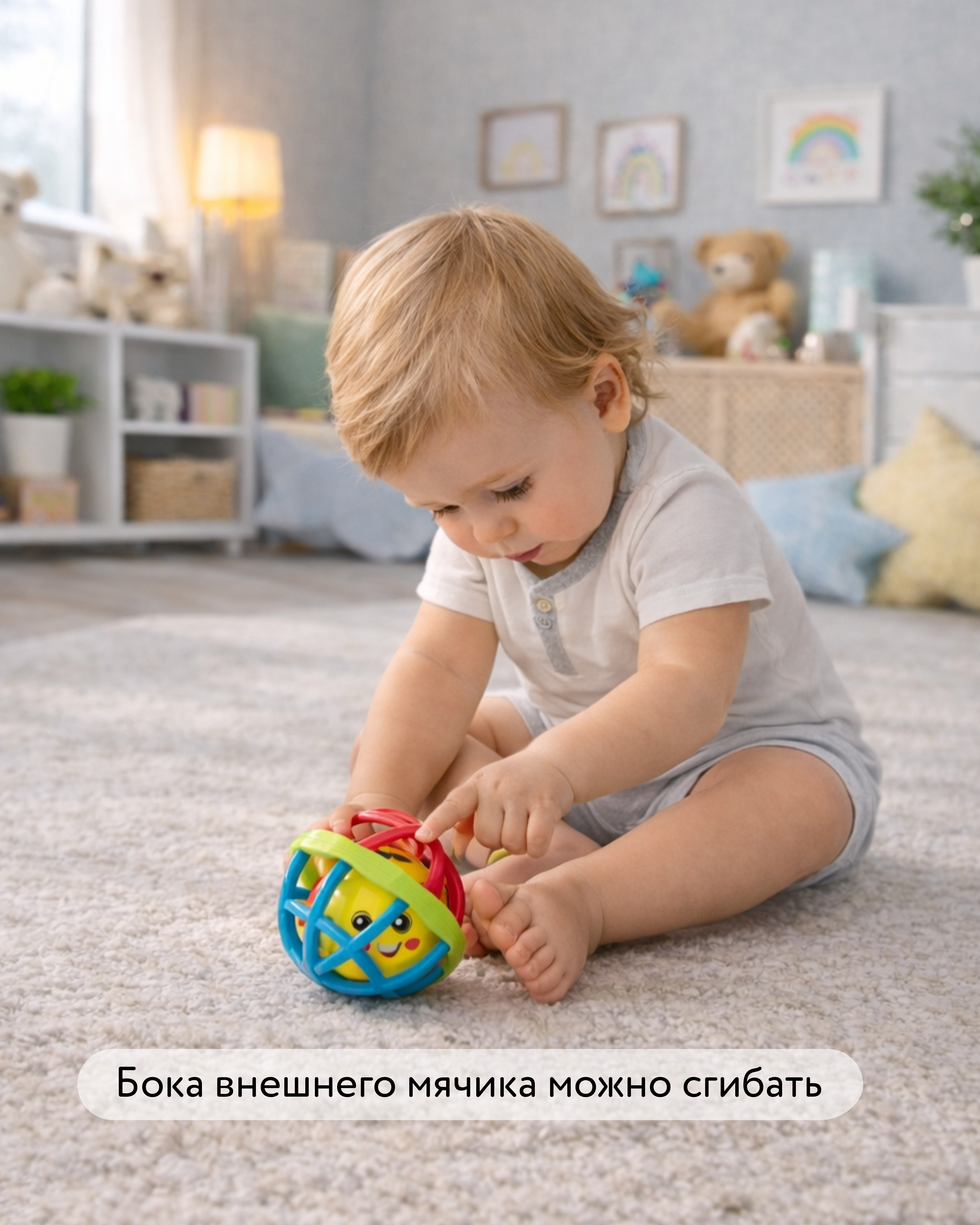 Игрушка BabyGo мяч - фото 3