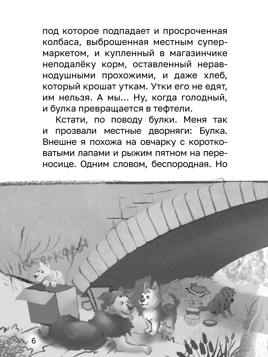 Книга Проф-Пресс Трогательные истории Собачка Булка находит семью - фото 9