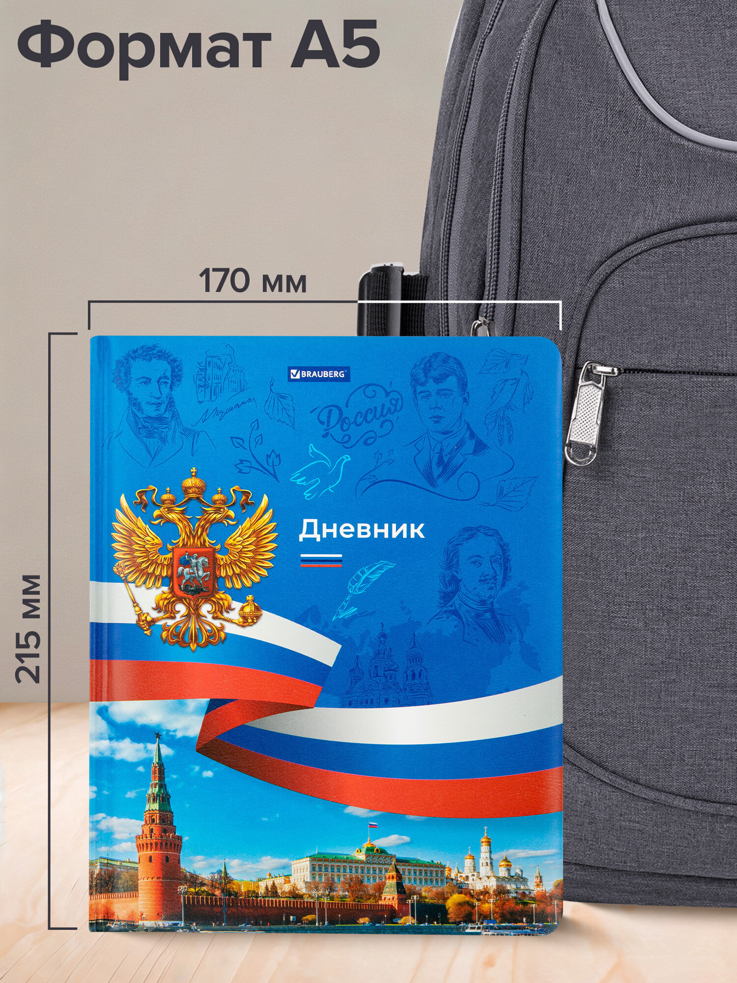 Дневник школьный Brauberg 1-11 класс Россия канцелярия - фото 7