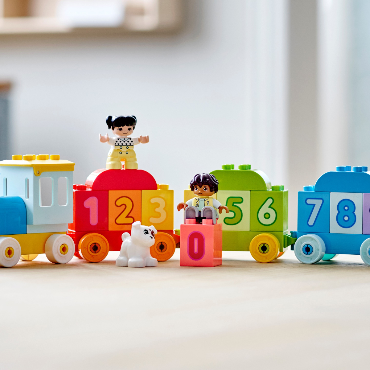 Конструктор LEGO DUPLO Поезд с цифрами блочный - фото 8
