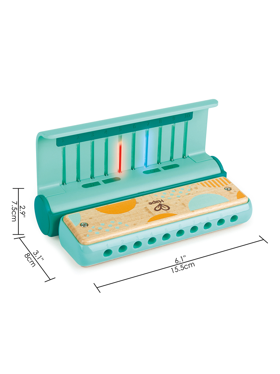Игрушка музыкальная Hape Буду музыкантом гармошка - фото 5