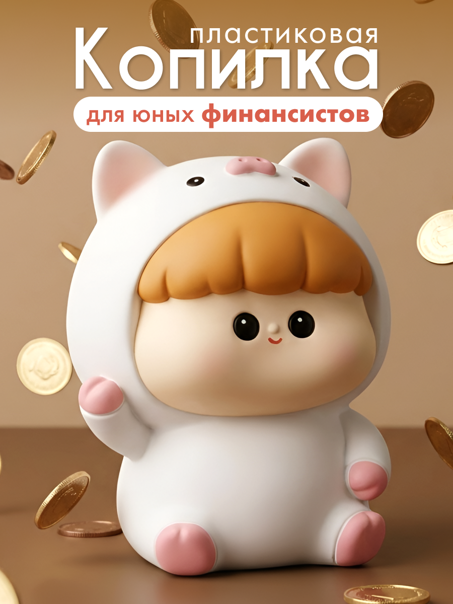 Изображение товара Пластиковая копилка iLikeGift Поросёнок для детей и взрослых