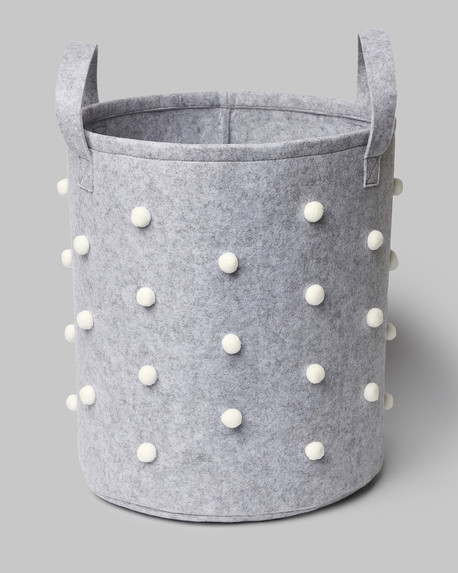 Корзина для хранения FUTURINO Home с помпонами W24FH-FH199st-GG - фото 1