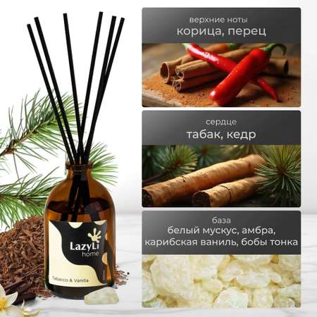 Ароматический диффузор LazyLi Tabacco&Vanilla