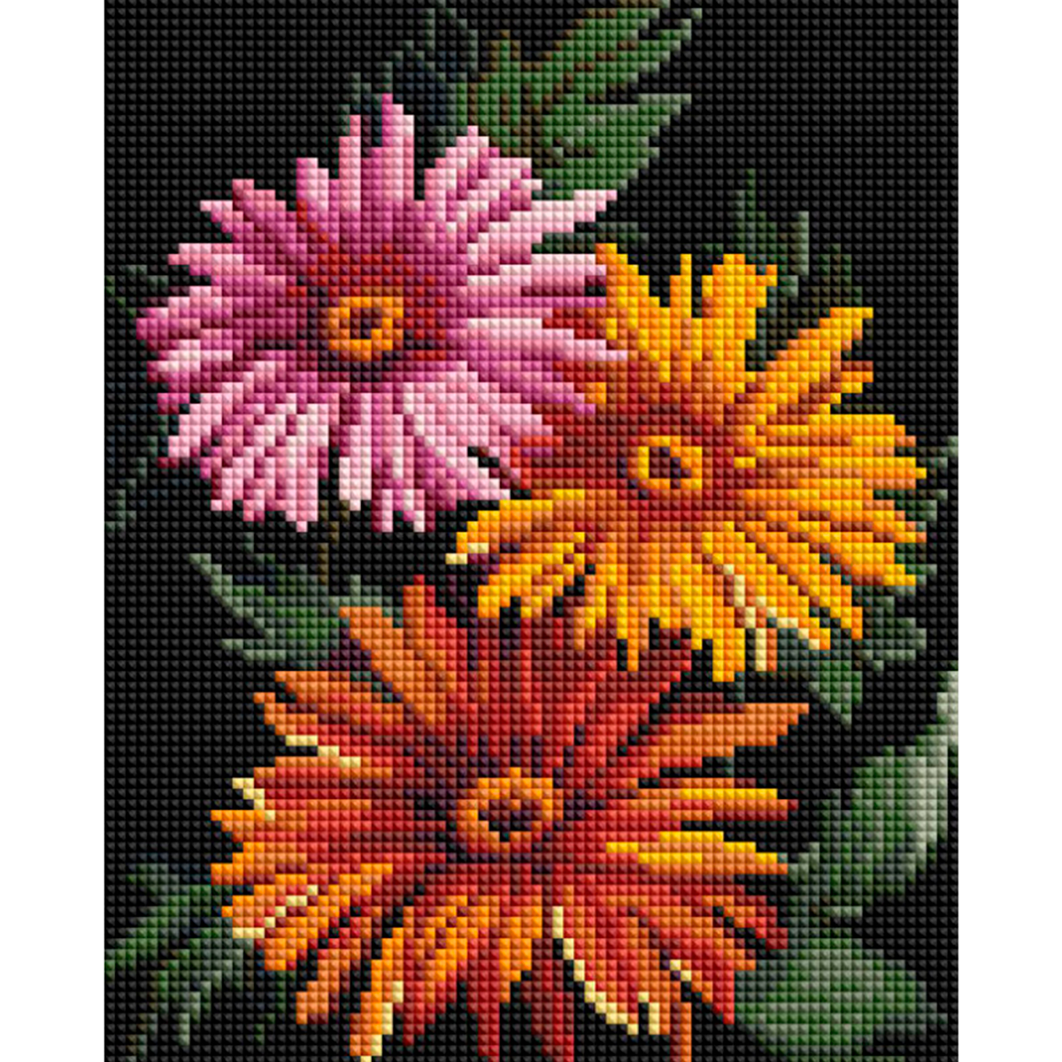 Алмазная мозаика Белоснежка Герберы - фото 1