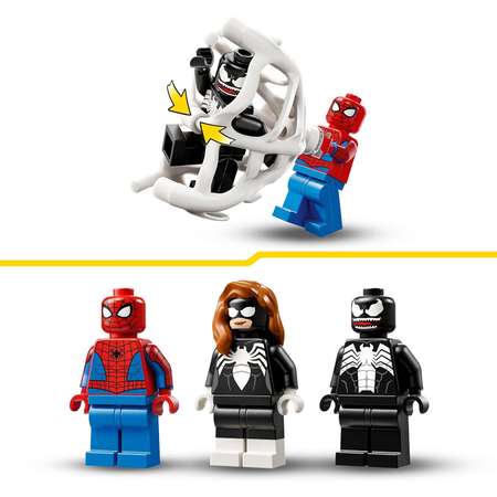 Конструктор LEGO Marvel Super Heroes Человек-паук против Венома блочный