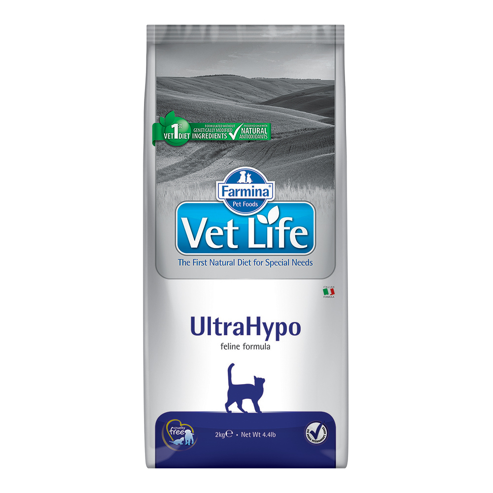 Корм для кошек Farmina VetLife ультрогипоаллергенный 2кг - фото 1