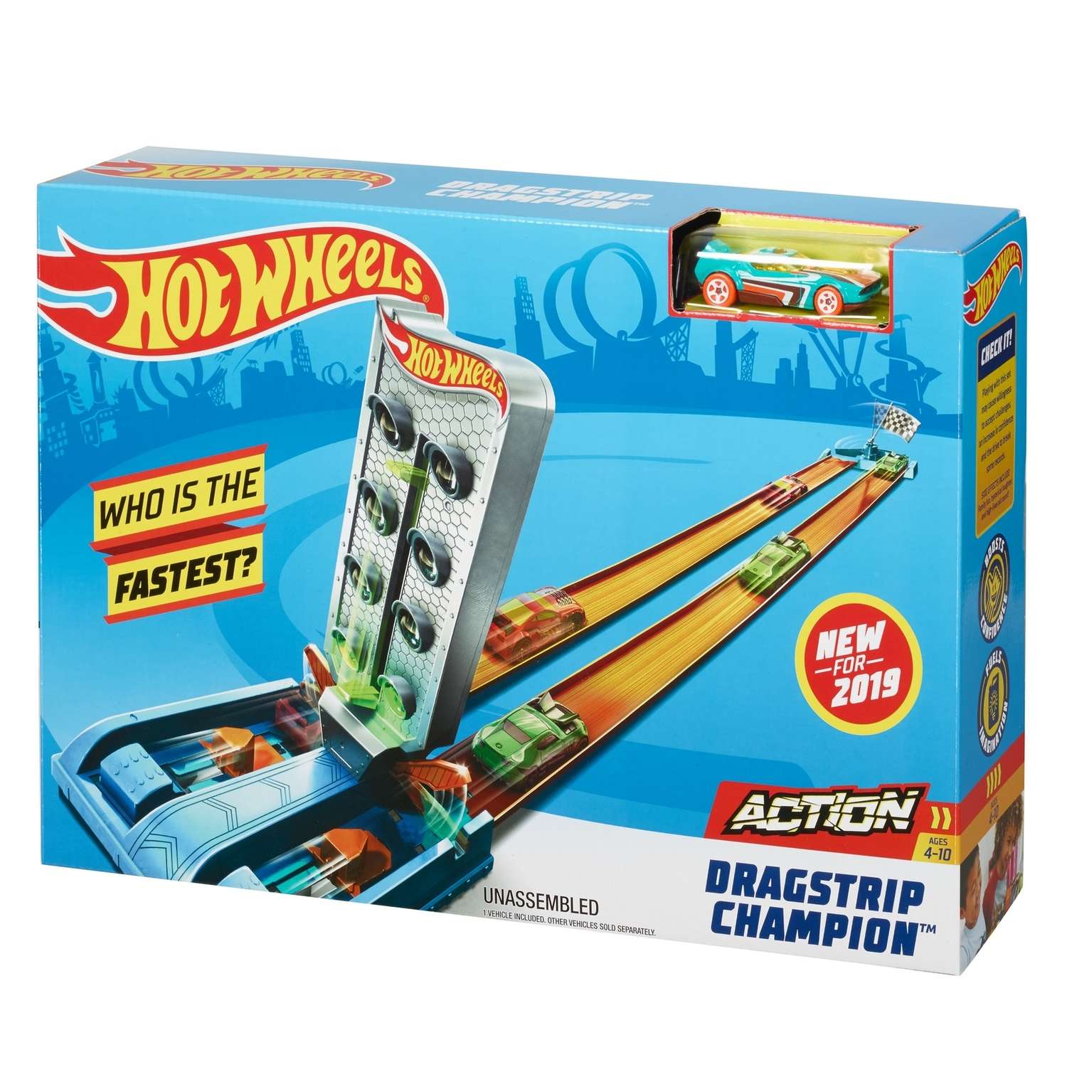 Игровой набор Hot Wheels Чемпион Дрэгстрип - фото 4