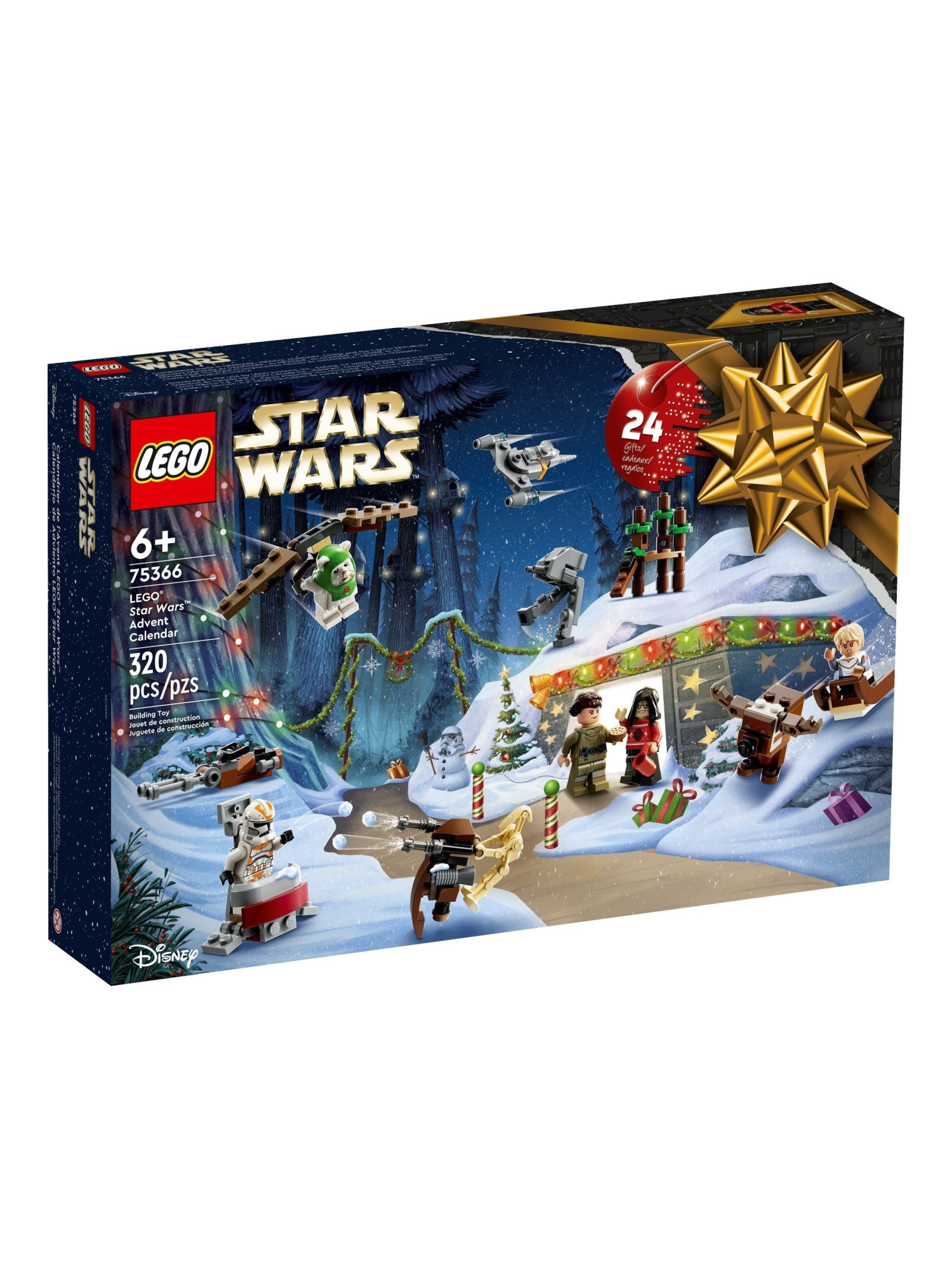 Конструктор LEGO Star Wars Новогодний календарь 320 дет. - фото 1