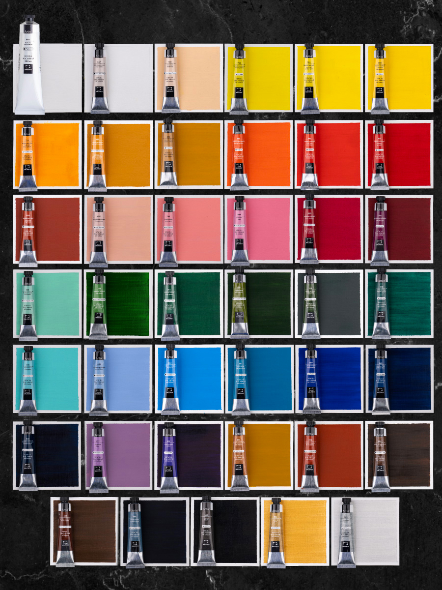 Краски масляные Малевичъ 40 цв. - фото 2