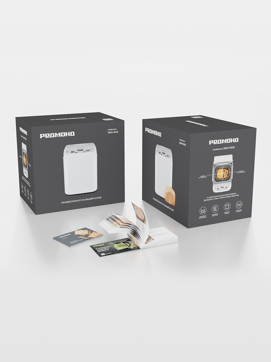 Хлебопечь REDMOND RBM-1908 - фото 11