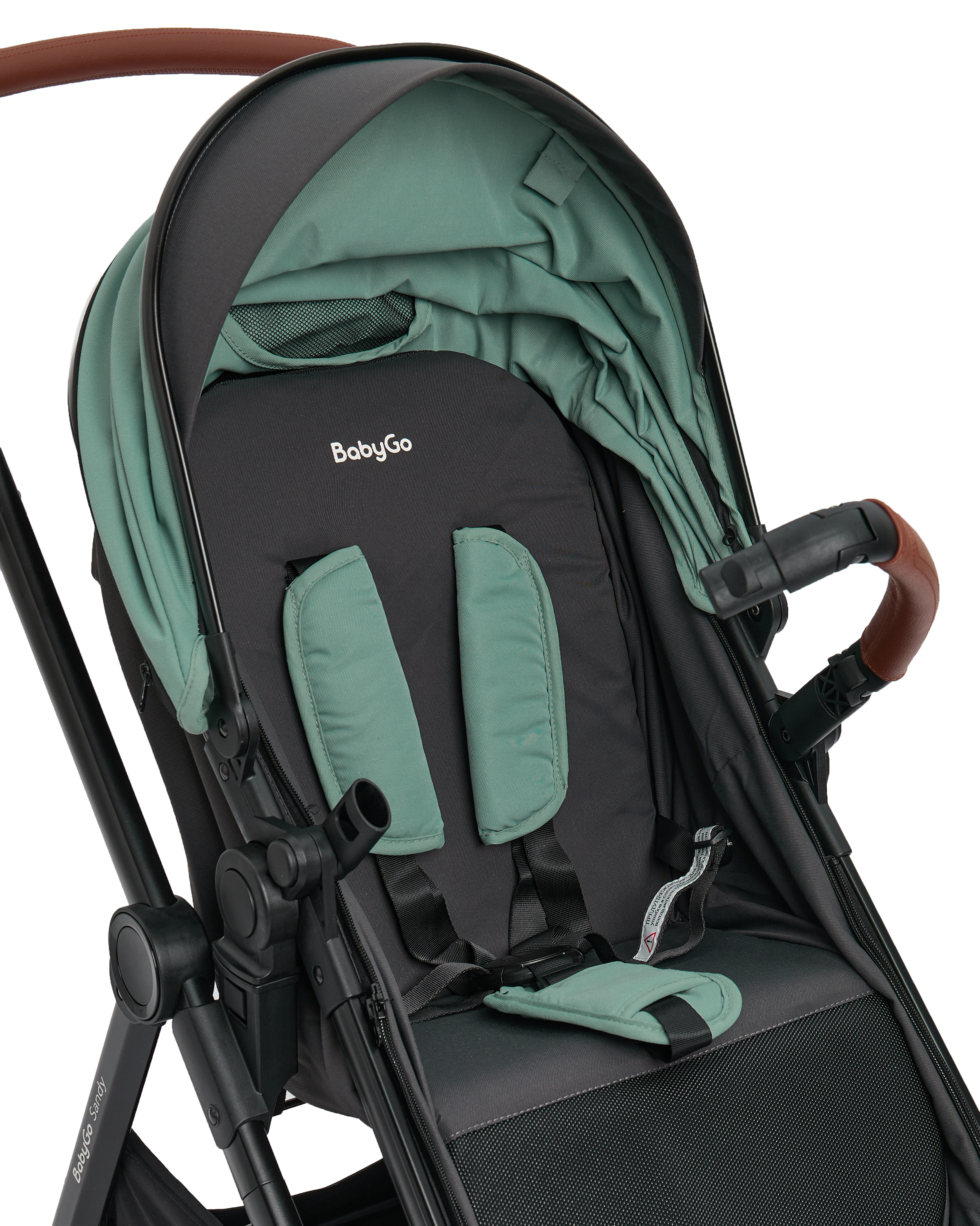 Коляска 2в1 BabyGo Sandy бирюзовый - фото 25