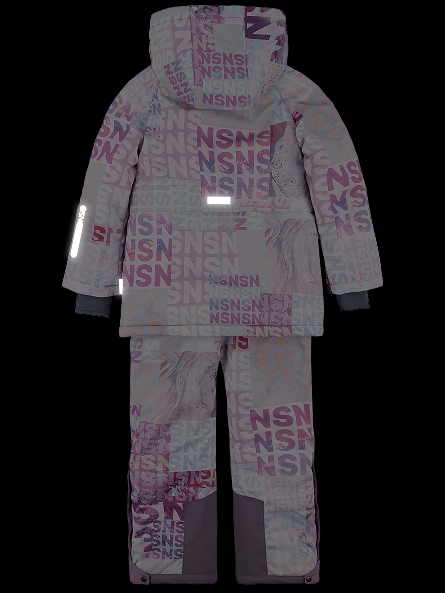 Куртка и полукомбинезон NIKASTYLE 7з2624 бежевый/орхидея - фото 23