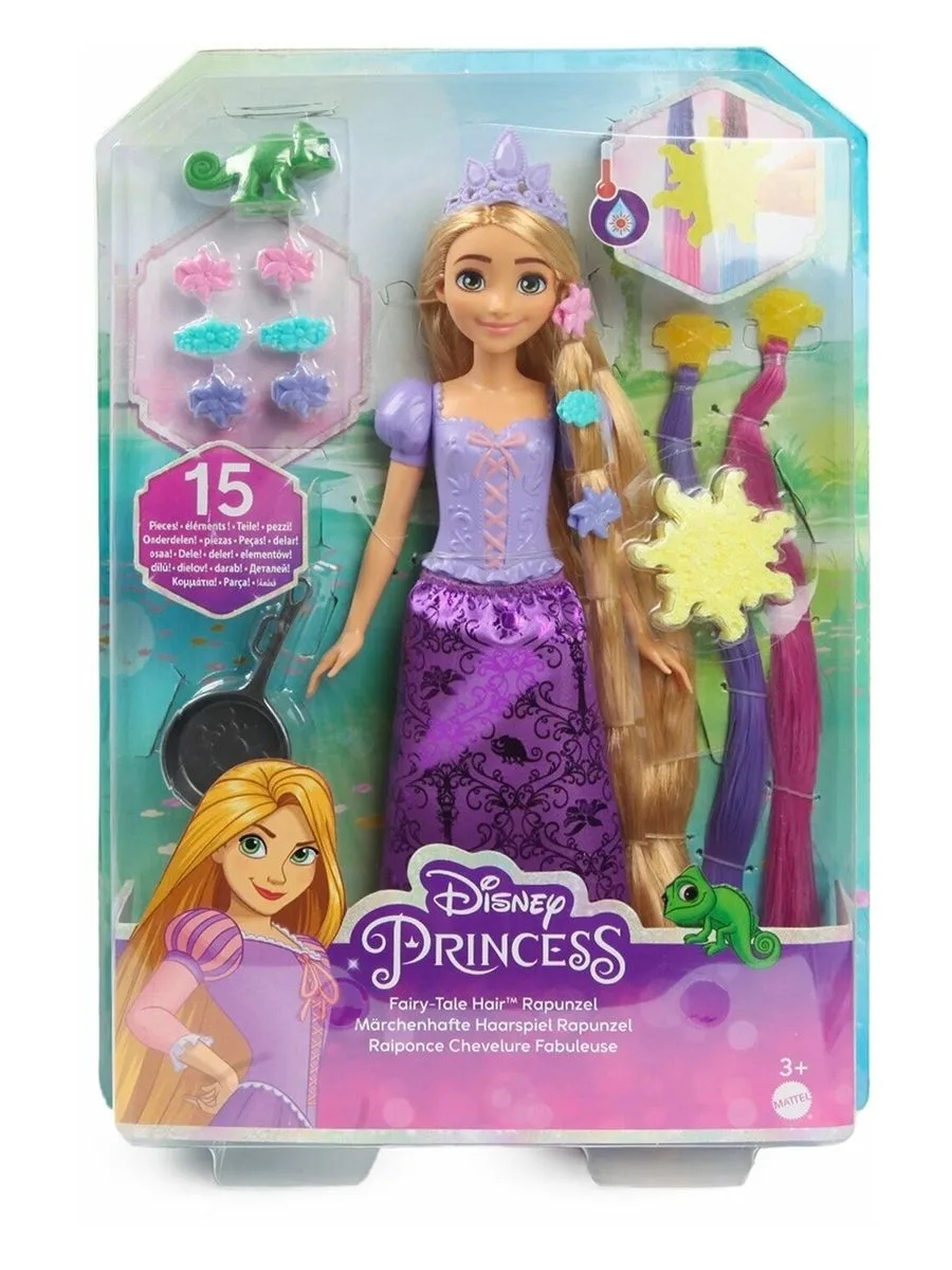 Кукла модельная Disney Princess Принцесса Рапунцель высота 26 см HLW18 - фото 5