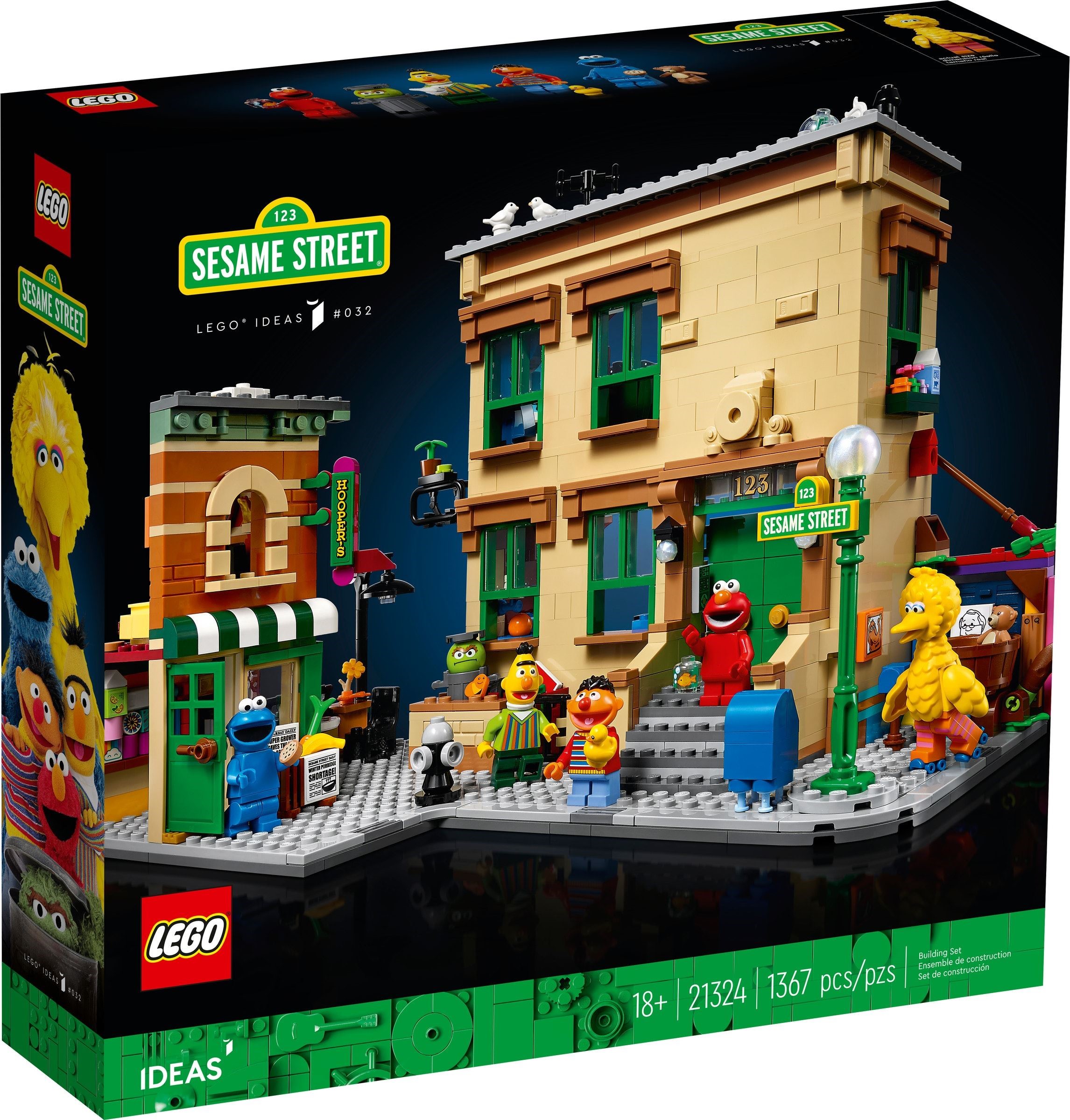 Изображение товара Конструктор LEGO Ideas Улица Сезам 21324 для детей и взрослых