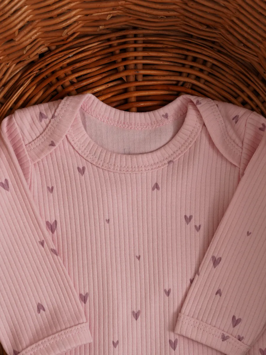 Боди 3 шт Супер Пупс нбр/3пр/бд/sk20/рубчик/сердцалюбви - фото 21