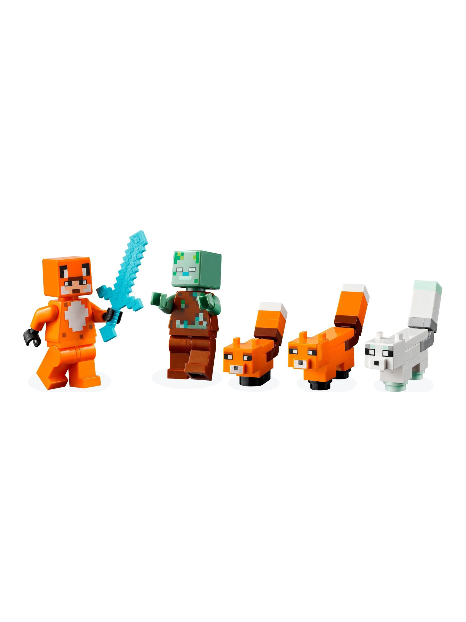 Конструктор LEGO Minecraft Лисья хижина 193 дет. - фото 7