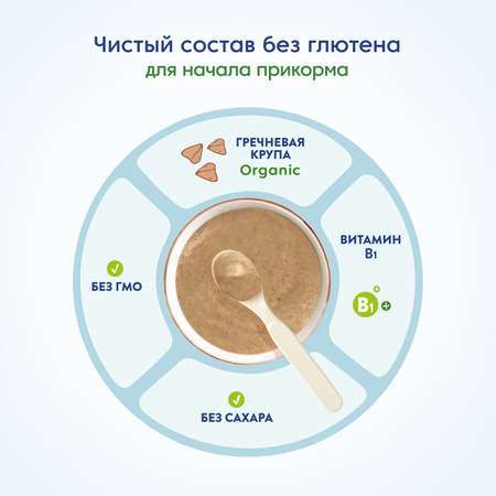 Каша Мамако безмолочная гречневая 200г с 4месяцев