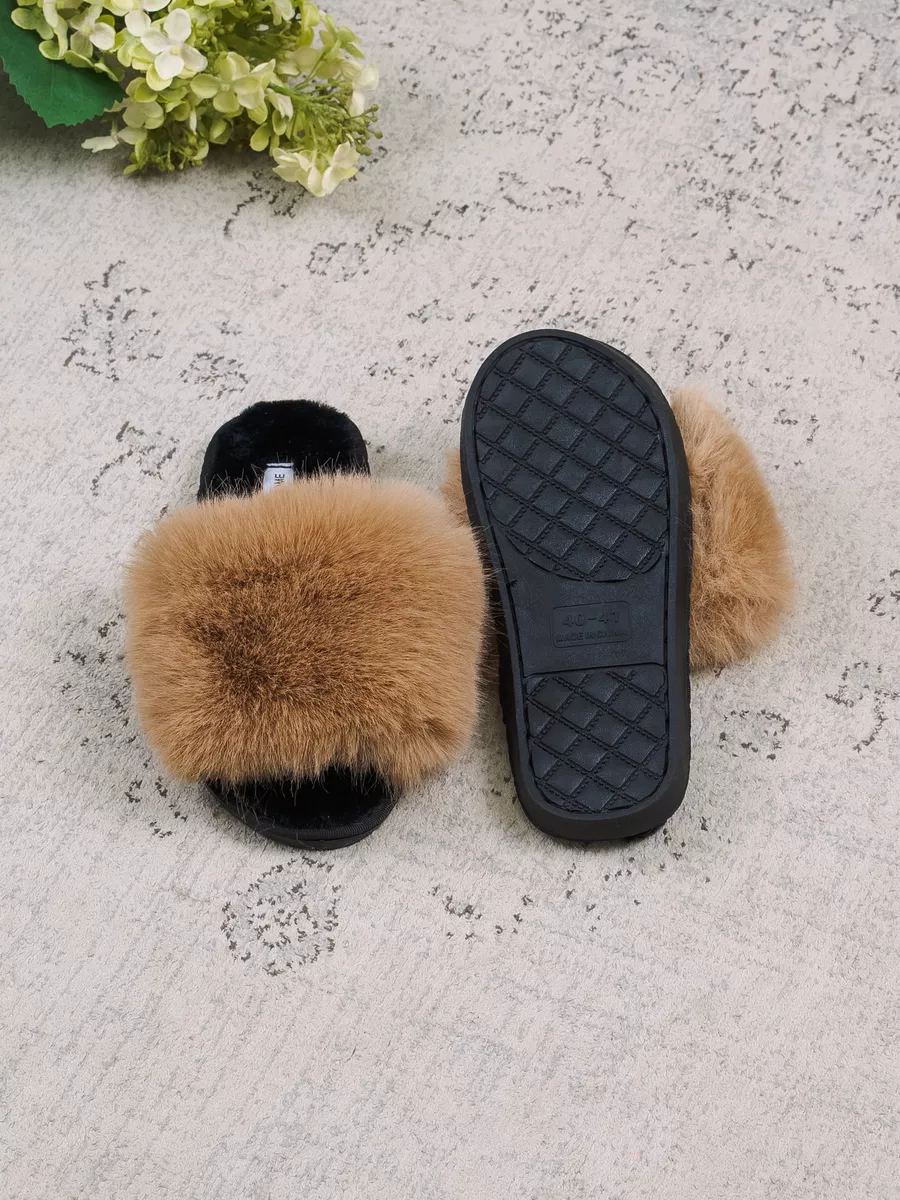 Тапочки UTA HOME 12мех/беж - фото 3