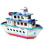 Игрушка из картона Умная бумага Сборная Кораблик 432