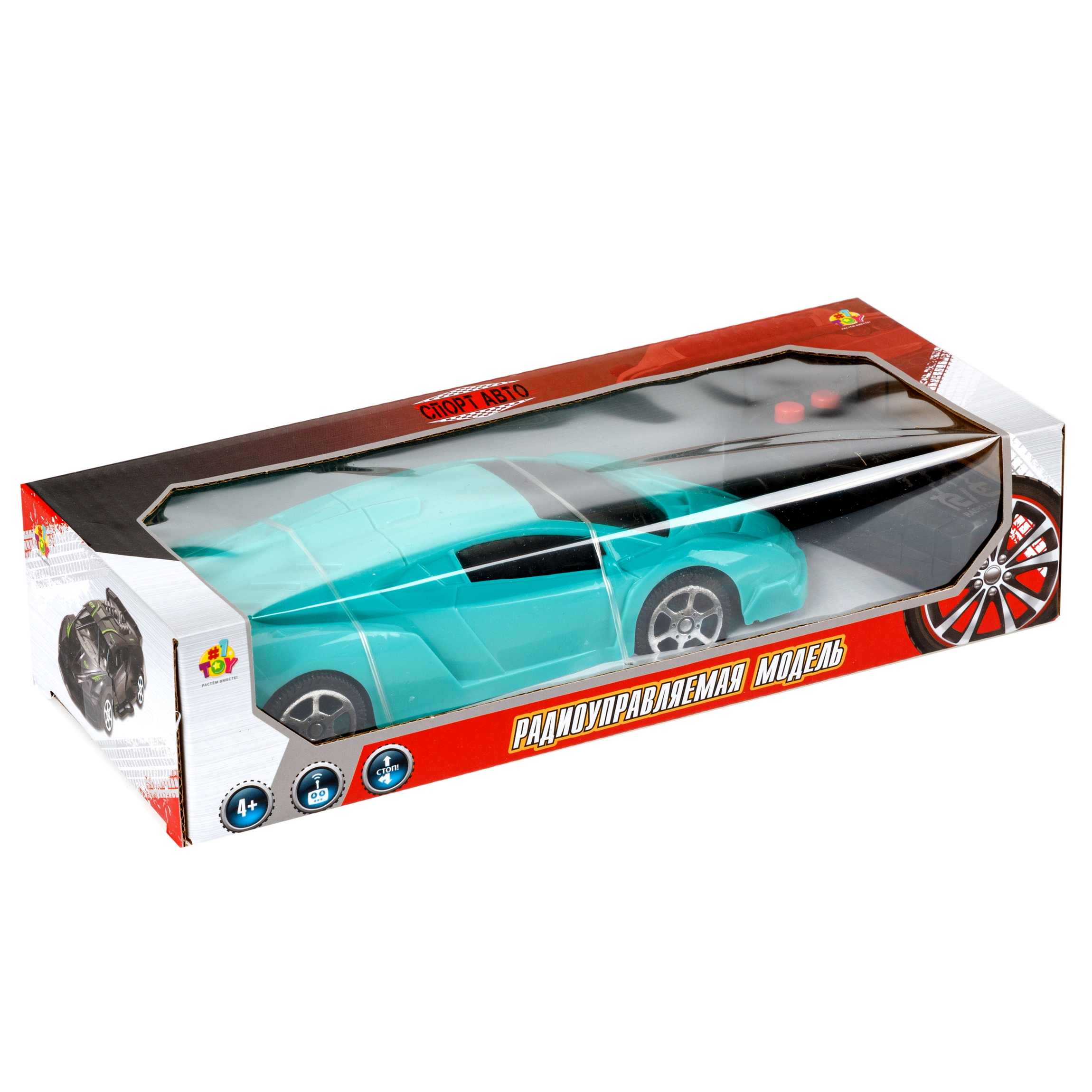 Автомобиль РУ 1TOY на пульте управления спорткар 1:24 - фото 19