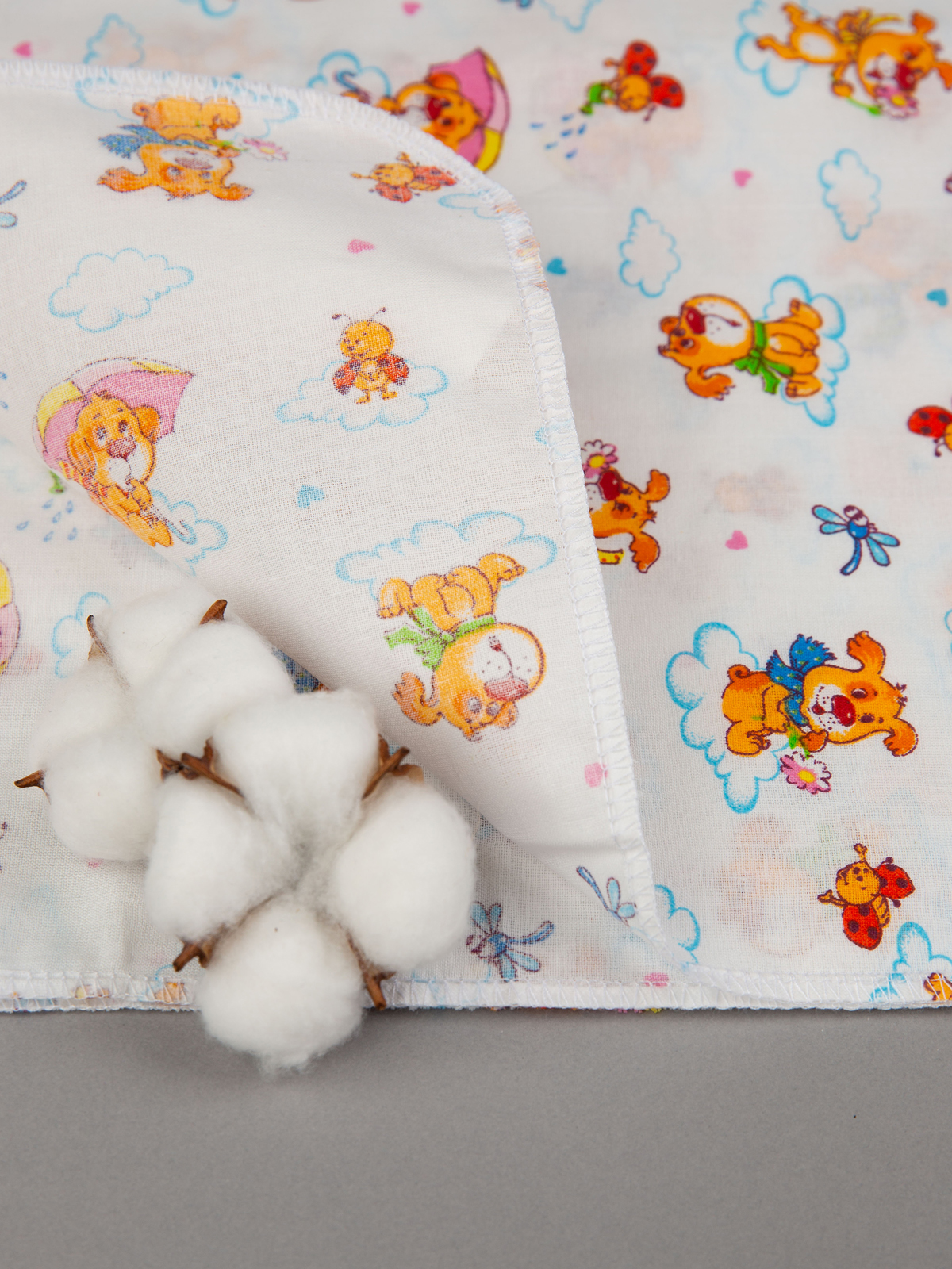 Пелёнка Чудо-Чадо Ассорти ситец 90х120 см 5 шт. - фото 16