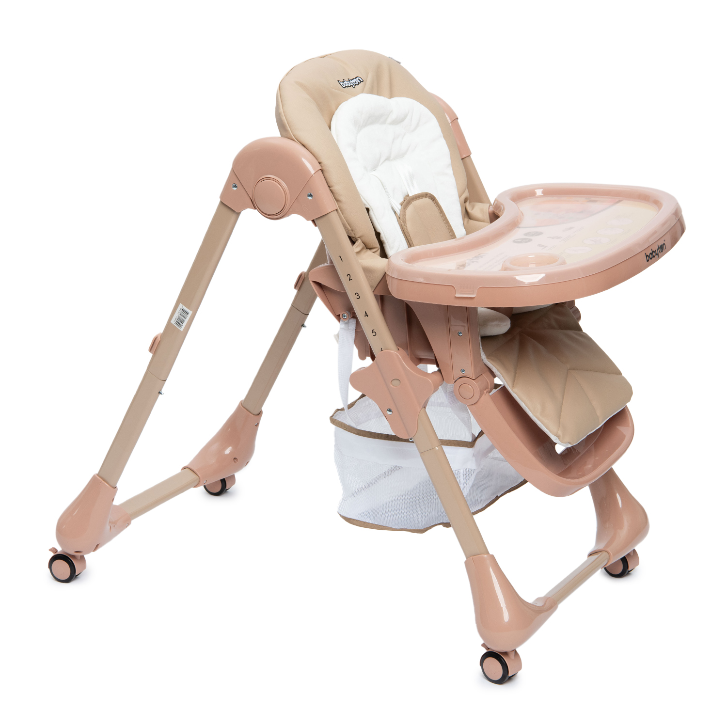 Стульчик для кормления Babyton Optima Eco Beige классический - фото 7