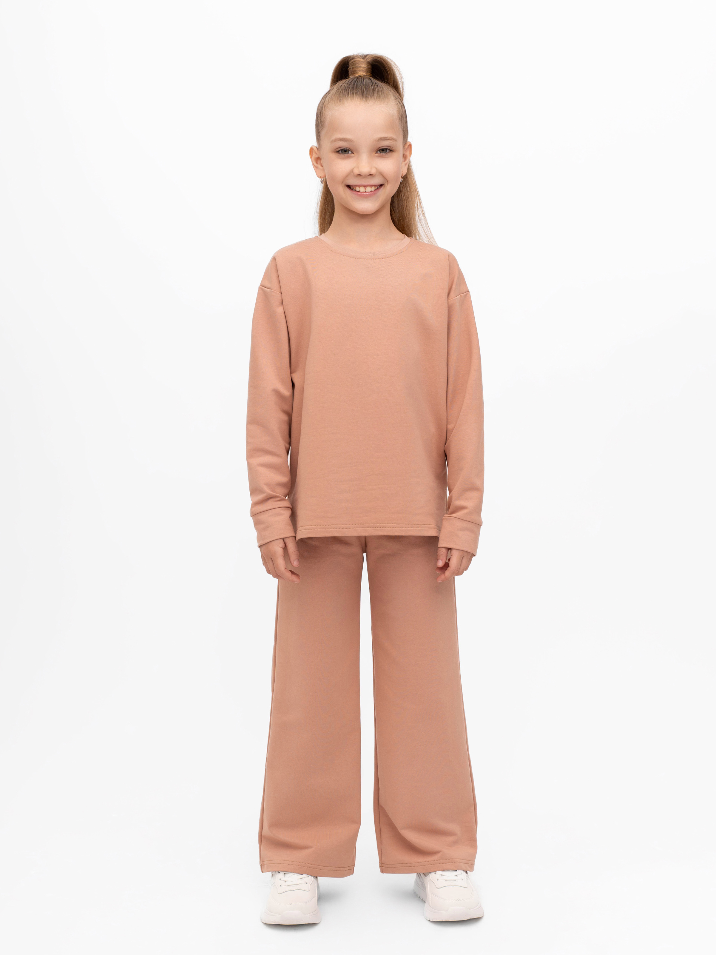 Свитшот и брюки Утенок 7065 капучино - фото 12