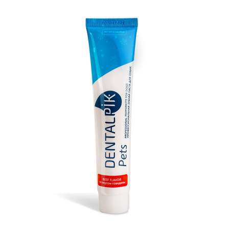 Зубная паста Dentalpik Pets для собак вкус говядина 75 г