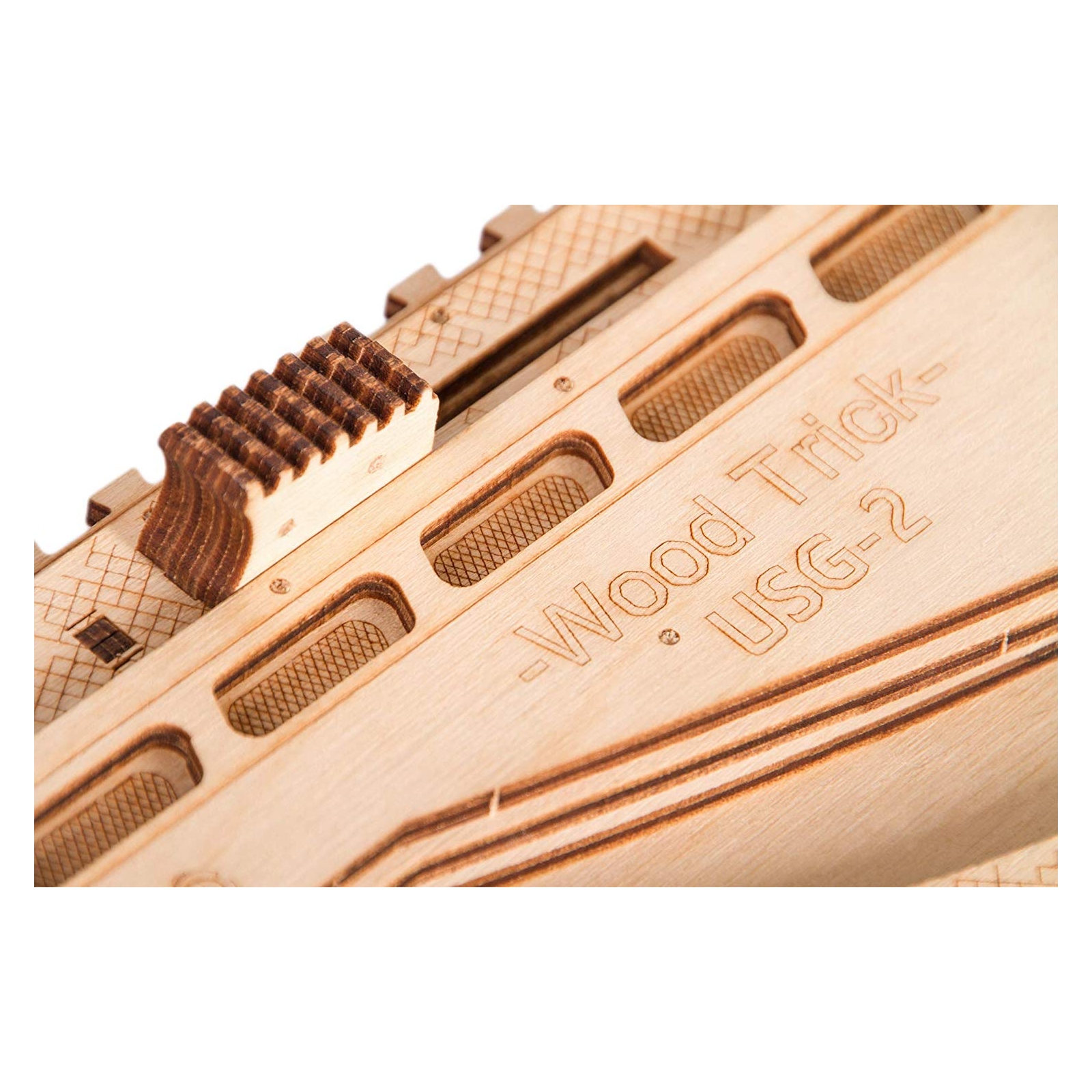 Конструктор Wood Trick Штурмовая винтовка деревянный - фото 10