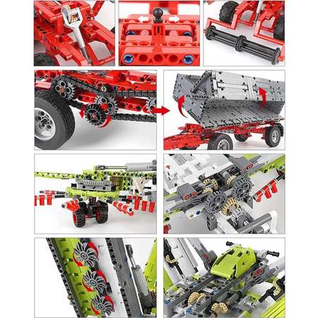 Конструктор Mould King Дополнение к трактору JCB блочный