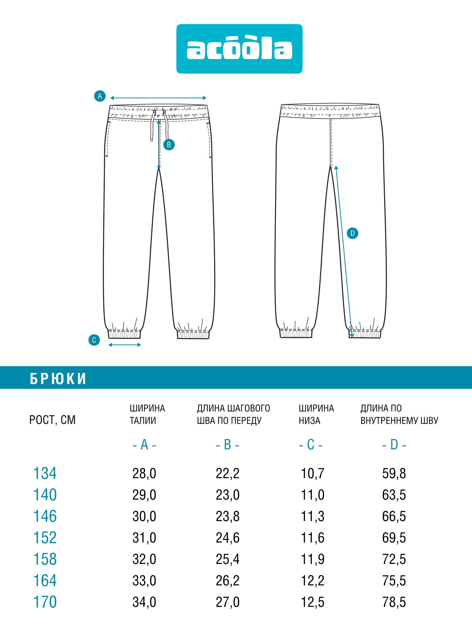 Брюки Acoola 20110460140_0096492 - фото 9