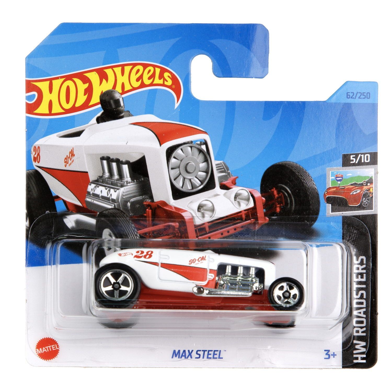 Болид Hot Wheels Max Steel 1:64 62827 - фото 1