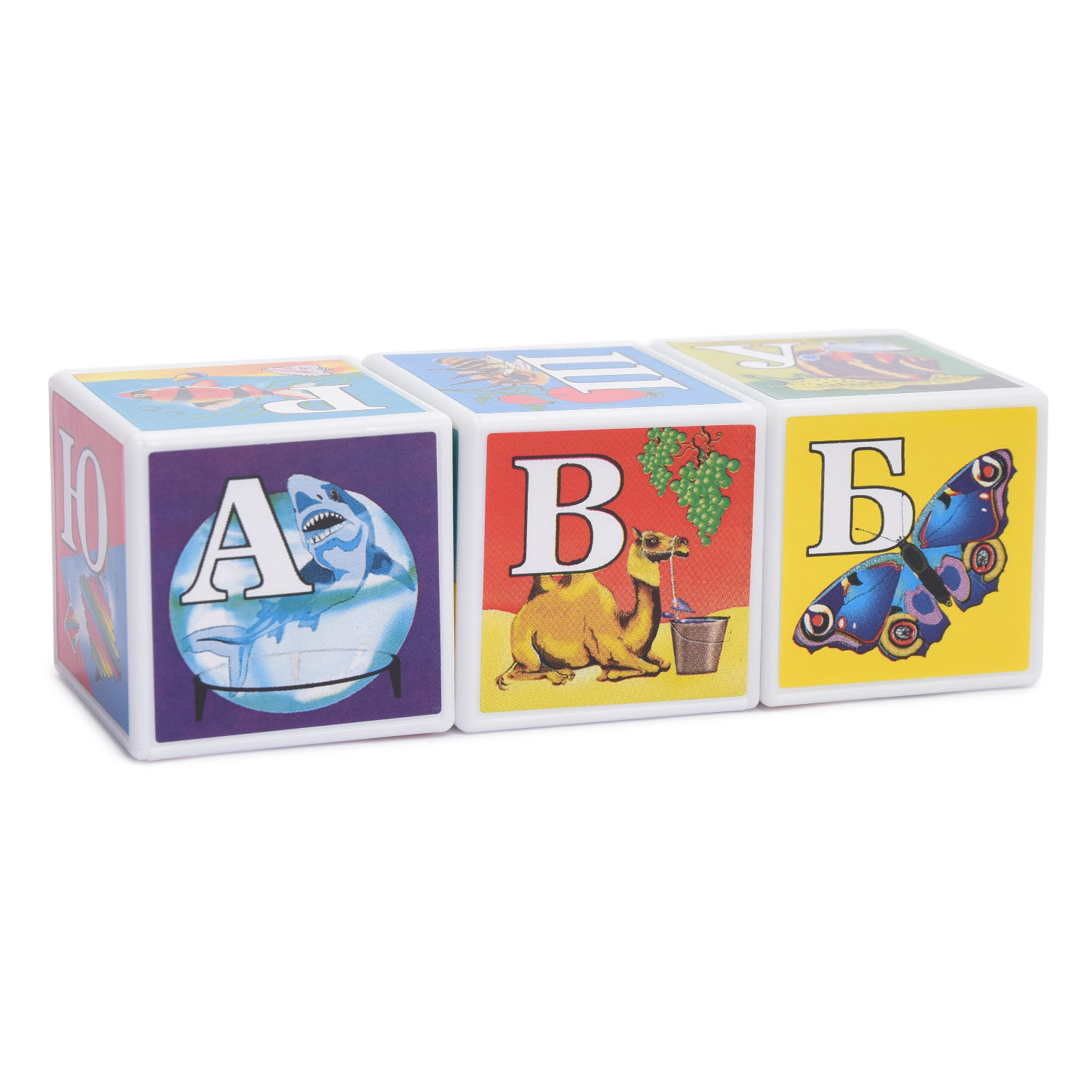 Игрушка Стеллар кубики Азбука в картинках - фото 3