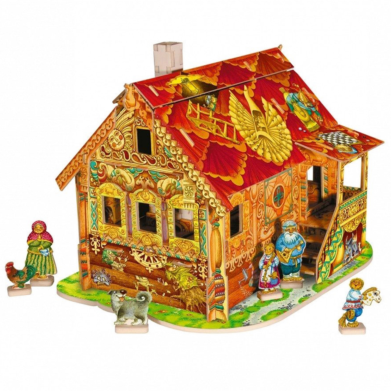 Игрушка из картона Умная бумага Красная Изба 206-02 206-02 - фото 1