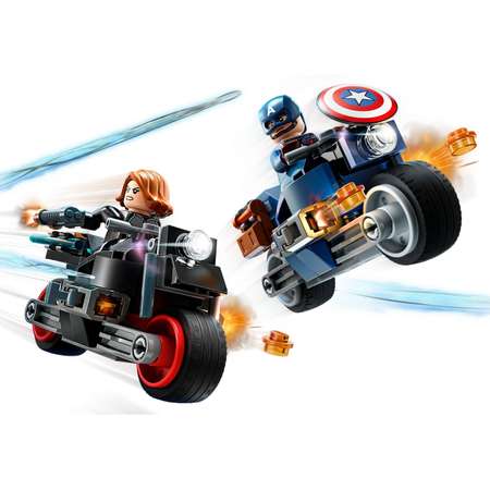 Конструктор LEGO Marvel Super Heroes Black Widow Captain America блочный