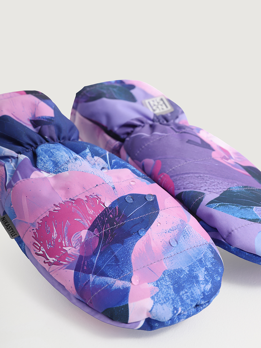 Варежки NIKASTYLE 14з17625 лиловый - фото 3