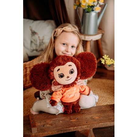 Игрушка мягкая Смолтойс Чебурашка в кофте 7304/КЧ-1/35