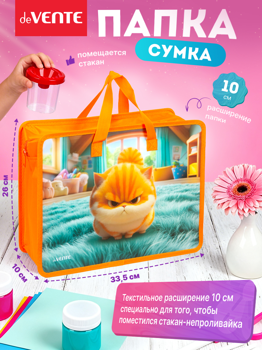 Папка для тетрадей deVENTE Angry Cat А4 - фото 2