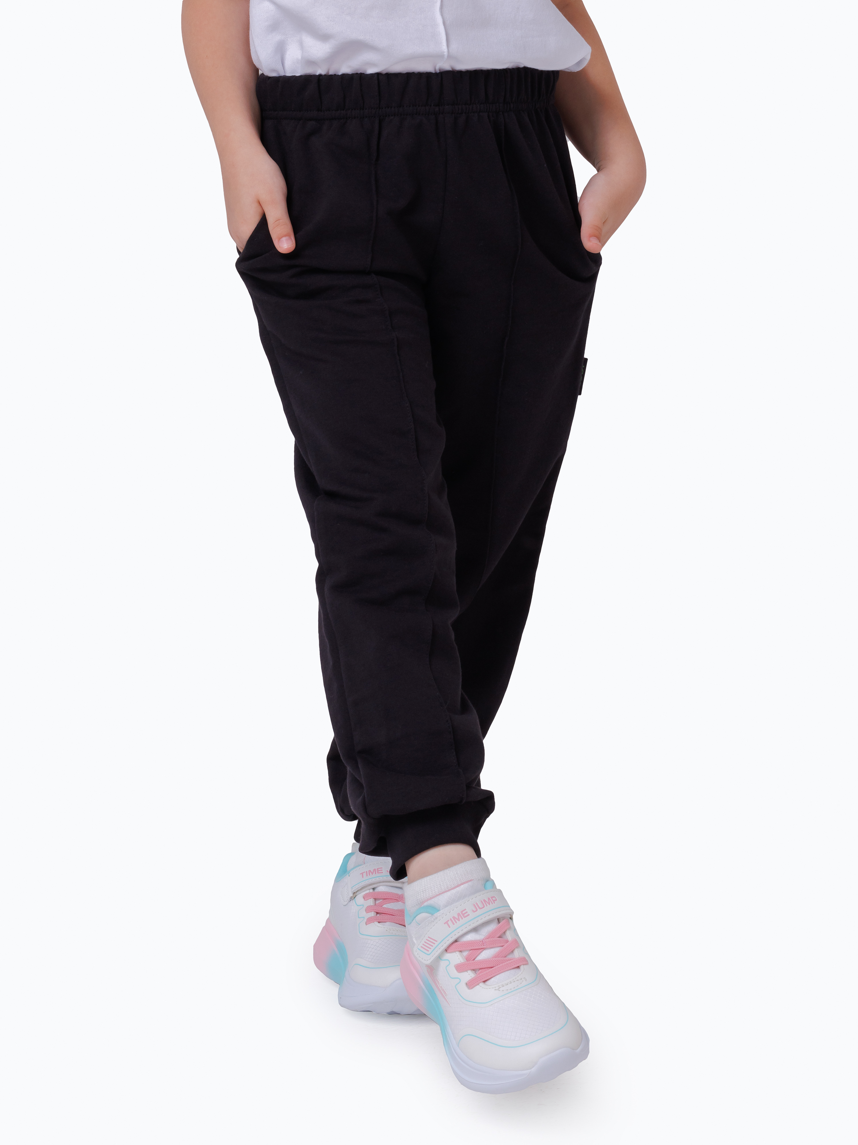 Брюки VEDDI 6041фп-2025-белый/чёрный - фото 6