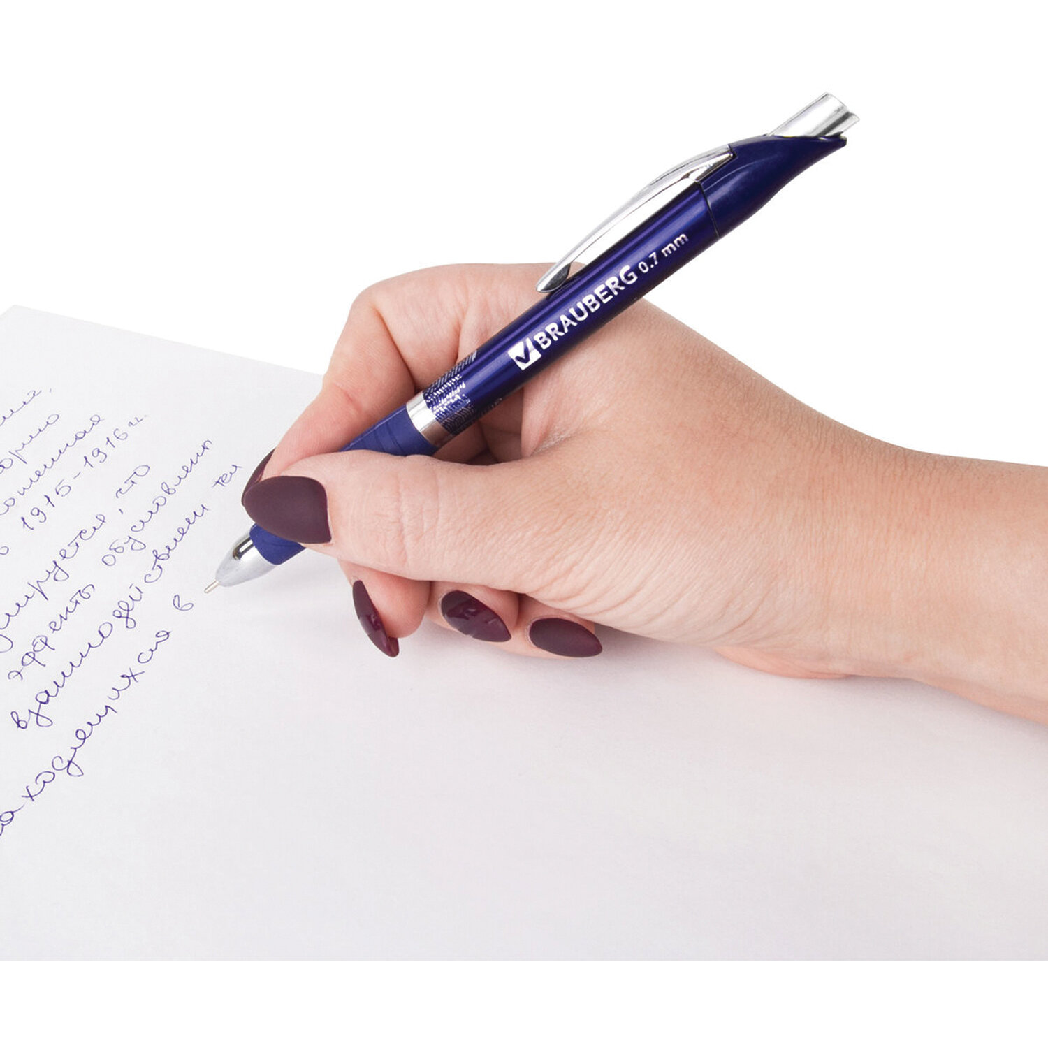 Ручка шариковая Brauberg 12 шт. - фото 10