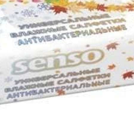 Влажные салфетки SENSO BABY антибактериальные 100 шт.