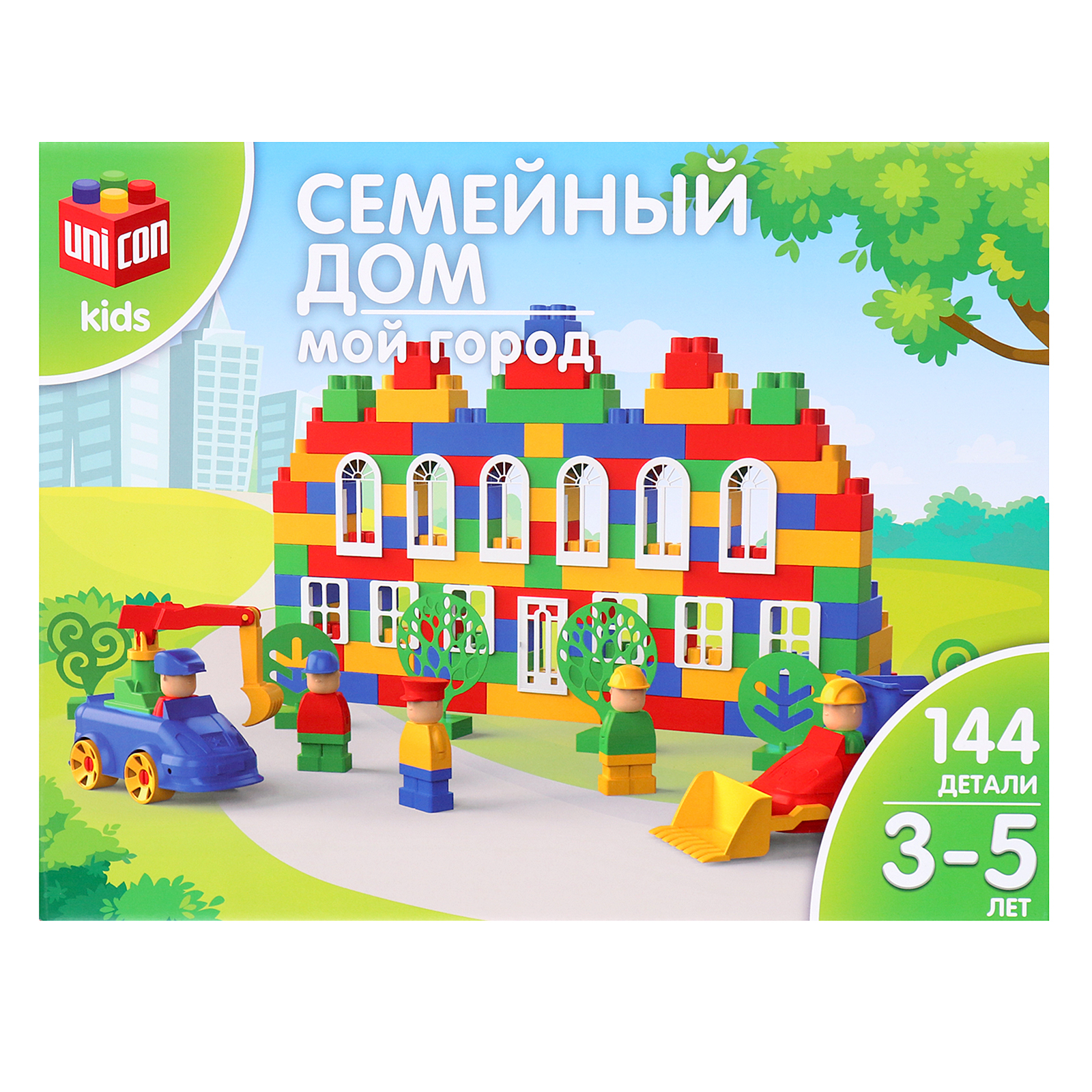 Конструктор Соломон Мой город Семейный дом сборная игровая модель - фото 4