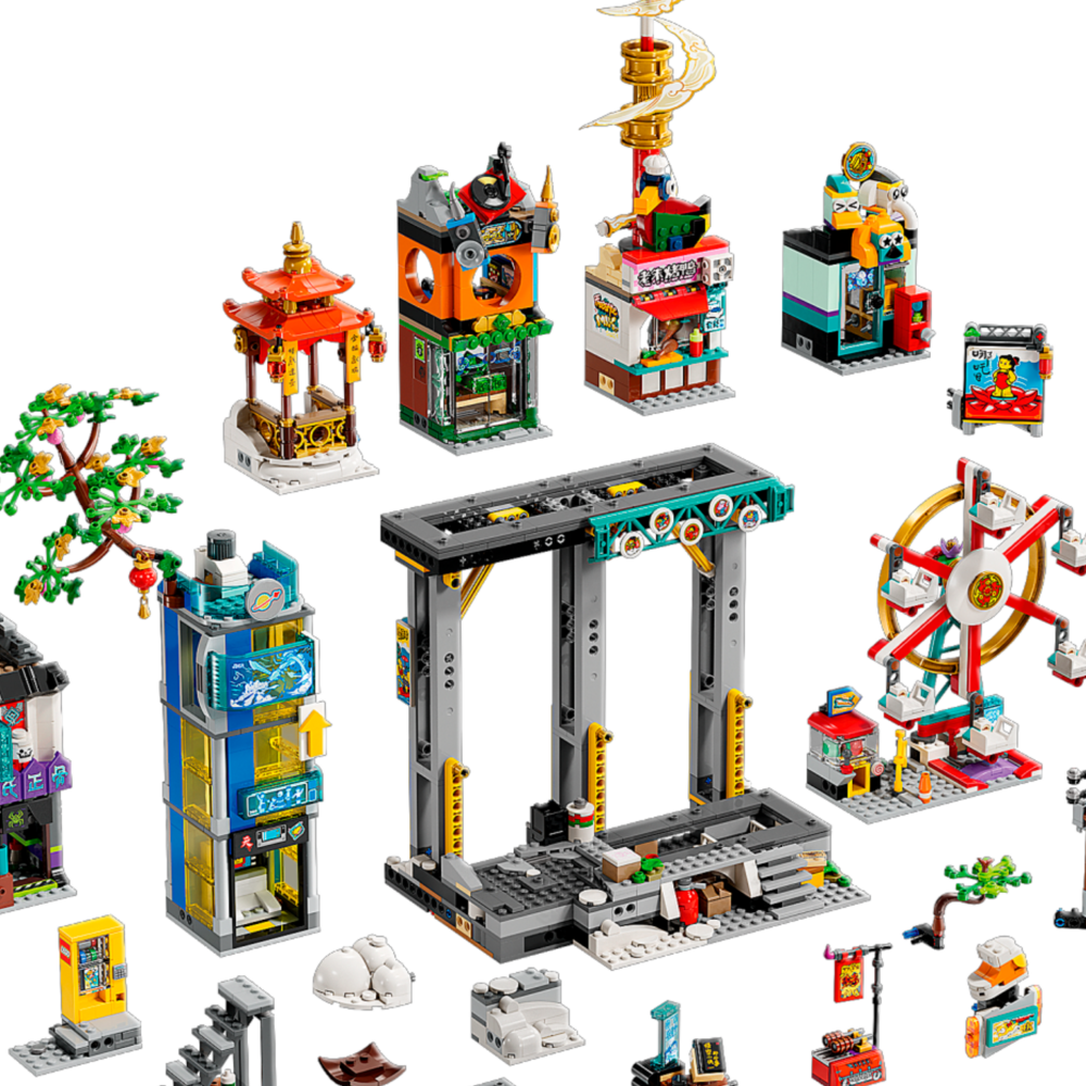 Конструктор LEGO Monkie kid 5-летие Мегаполиса 80054 962 дет. - фото 3