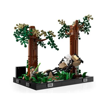 Конструктор LEGO Star Wars Endor Speeder Chase Diorama блочный