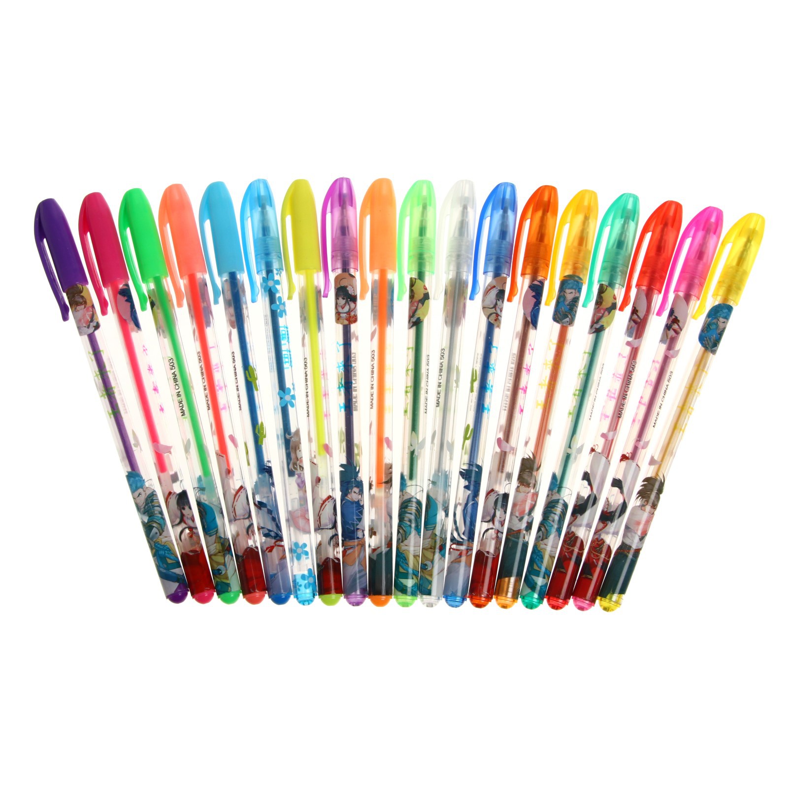 Ручка гелевая Calligrata 18 шт. - фото 1