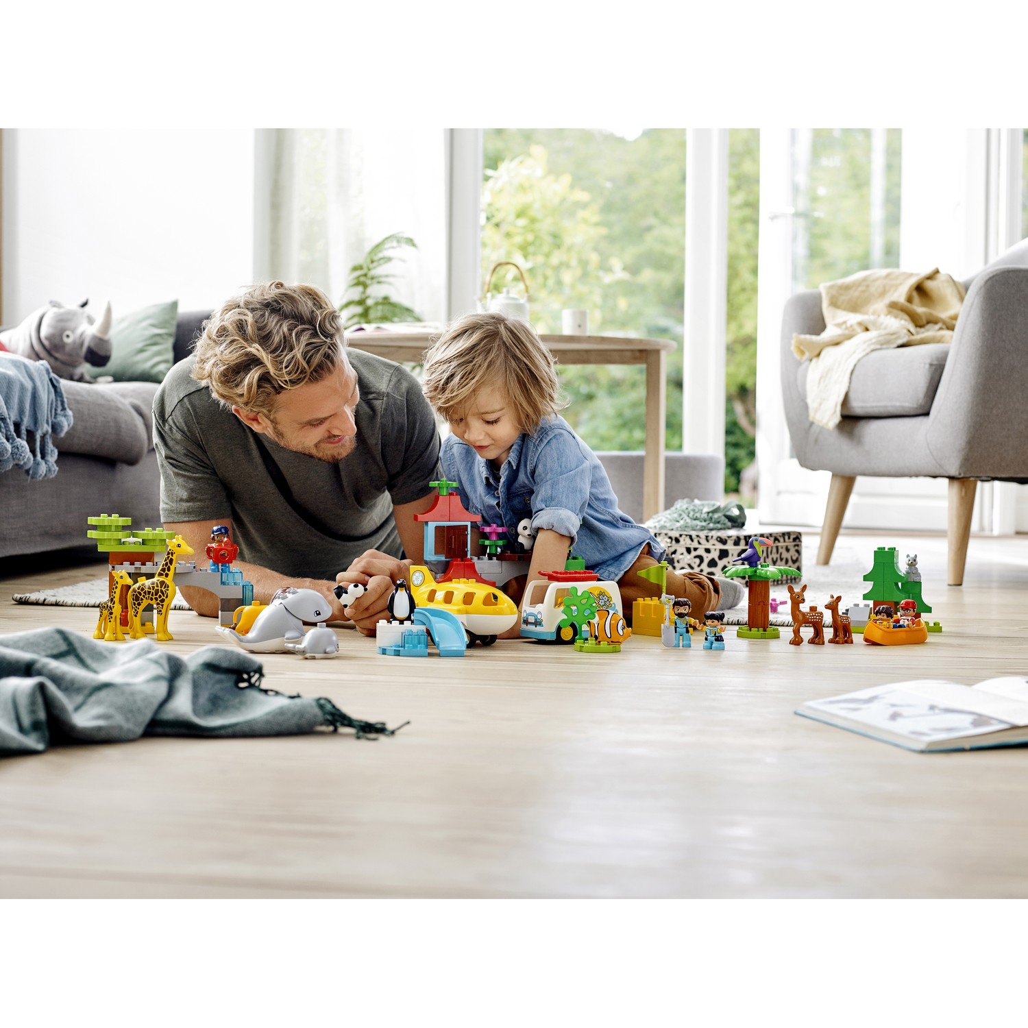 Конструктор LEGO DUPLO Town Животные мира блочный - фото 10