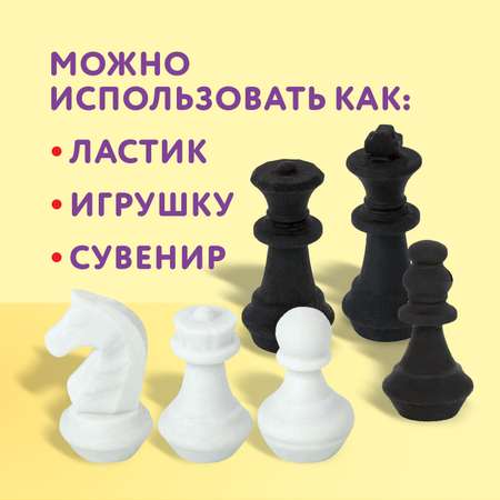 Ластик Юнландия Шахматы 6 шт.