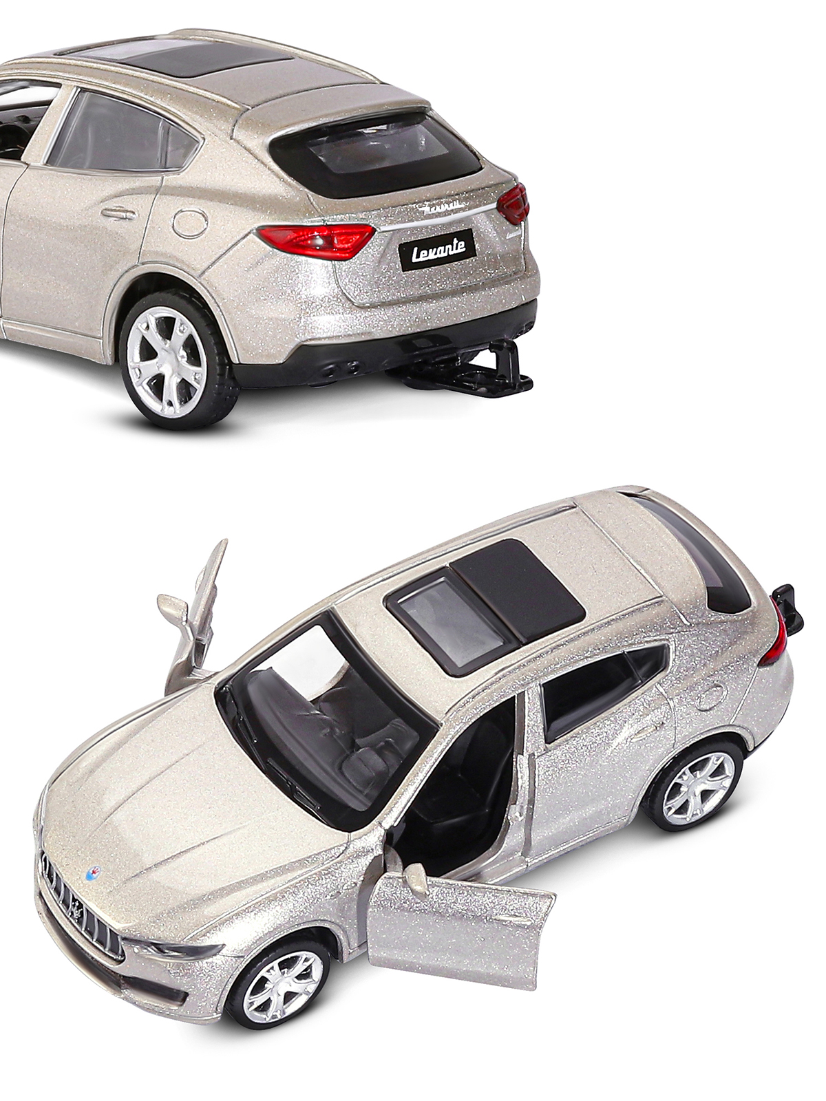 Автомобиль АВТОпанорама Maserati Levante 1:43 JB1251173 - фото 9