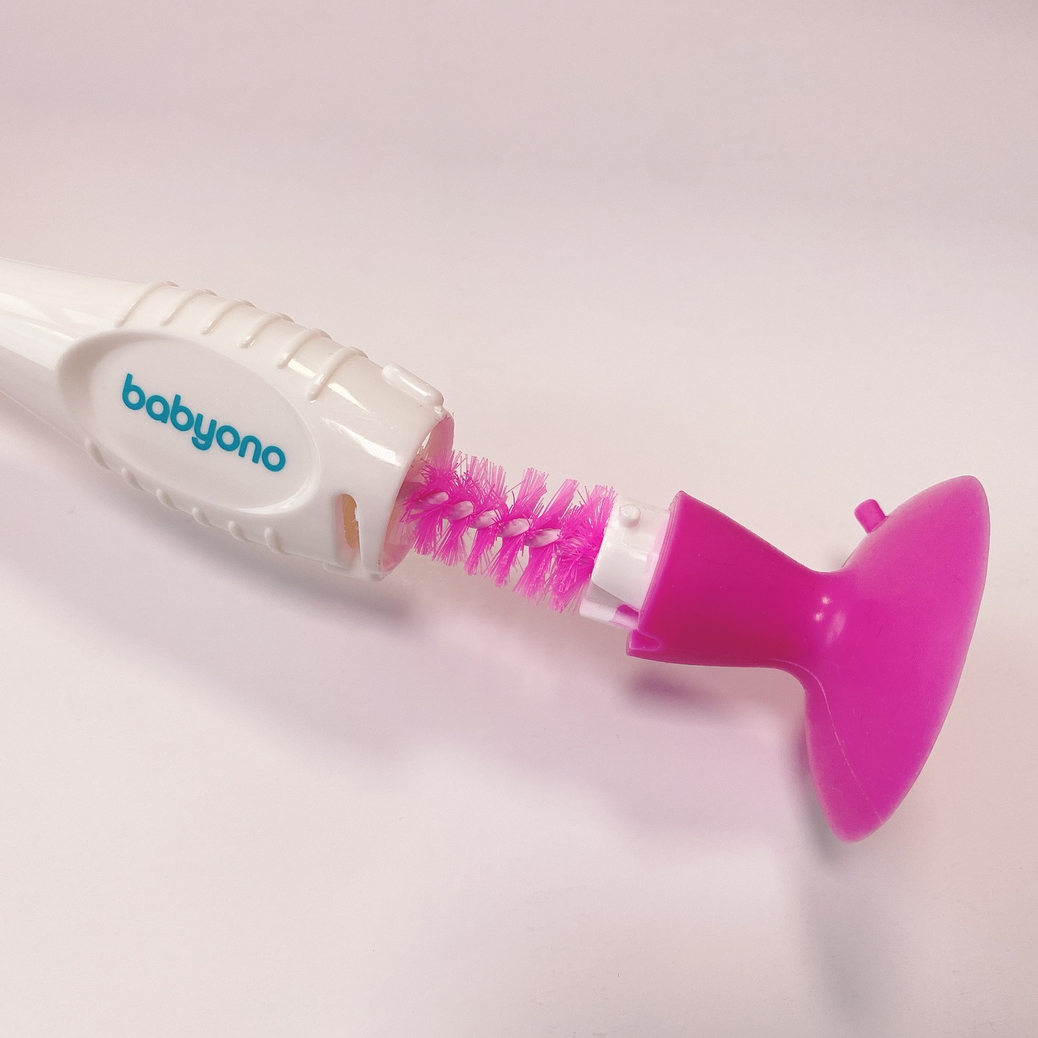 Набор ершиков Babyono для бутылочек и сосок Розовый 728/03 - фото 8